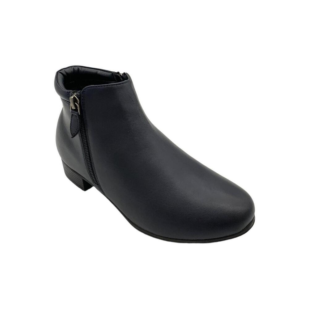 Array Women's Aspen Ankle Boot Navy - Wide